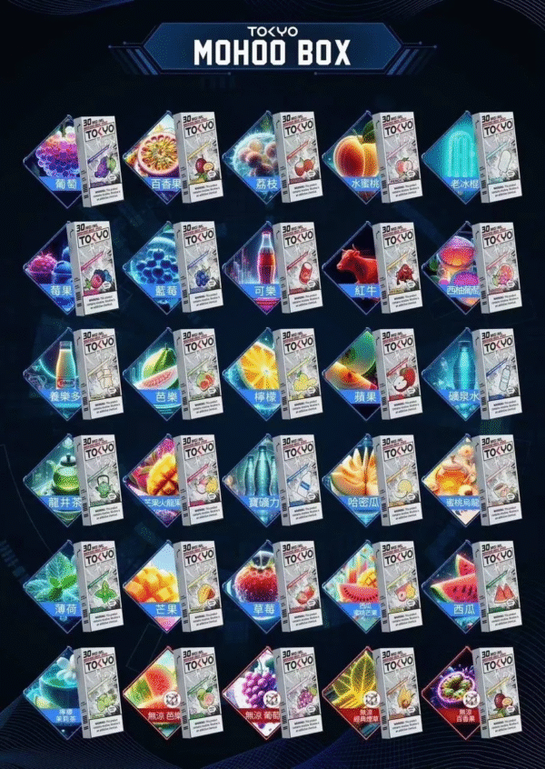 TOKYO東京魔盒煙彈 / 高質感12ml大容量 / 只適用魔盒主機 / 滿6顆送1顆或滿5顆送主機/活動二選一