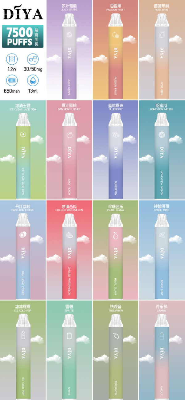 DIYA叮啞拋棄7500口✨水果味還原度極高💖 CP值拉滿🔥店長推薦 活動10送1