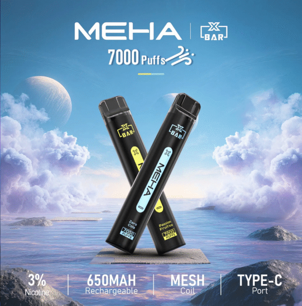MEHA魅嗨拋棄式7000口【黑色抛棄式】