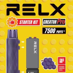 新品💥 RELX悅刻套裝 小樂高7000口【內含一隻主機+煙蛋】