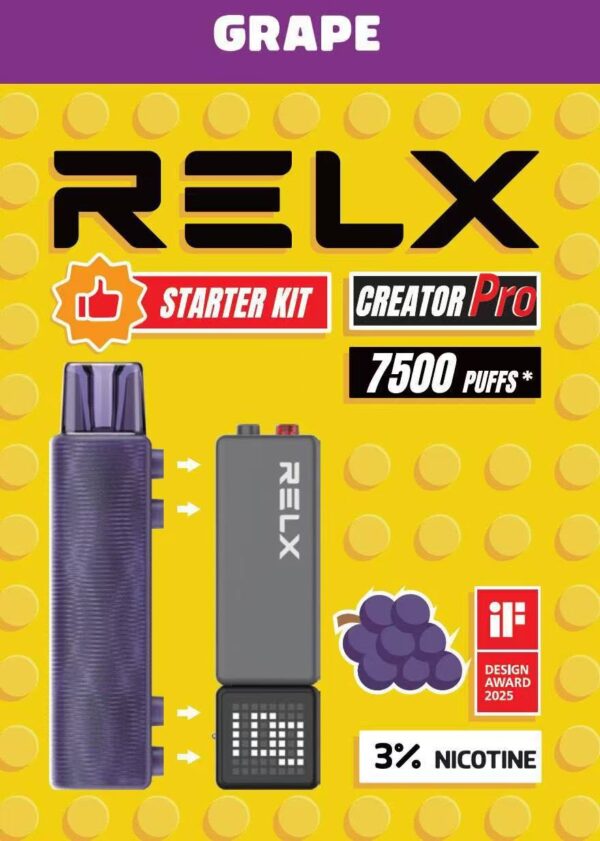 新品💥 RELX悅刻套裝 小樂高7000口【內含一隻主機+煙蛋】